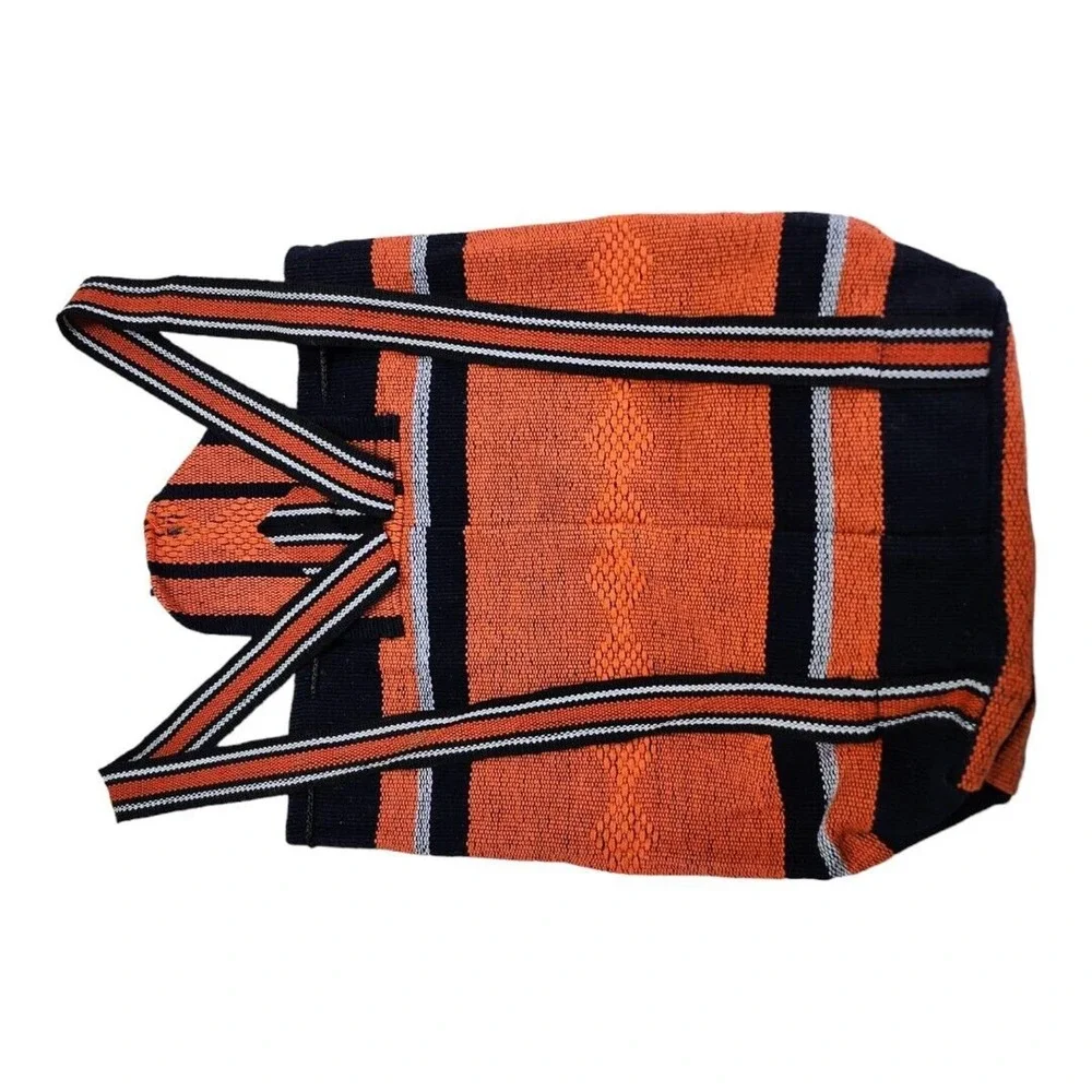 NFL Denver Broncos Backpack‎ Bag Orange Embroidered Logo Beachy Boho Football